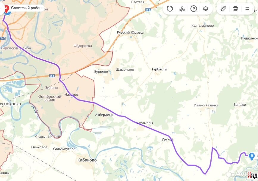 Карта иглинского района с деревнями и дорогами со спутника в реальном времени