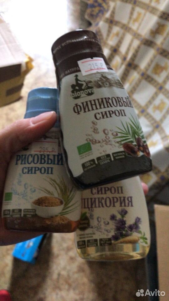 Финиковый, рисовый, цикория сиропы купить на Зозу.ру - фотография № 1