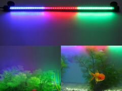 Цветная лампа в аквариум