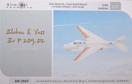 Модель самолета Blom und Voss 209.02 1/72