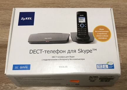 Телефон dect + skype. Работает без компьютера