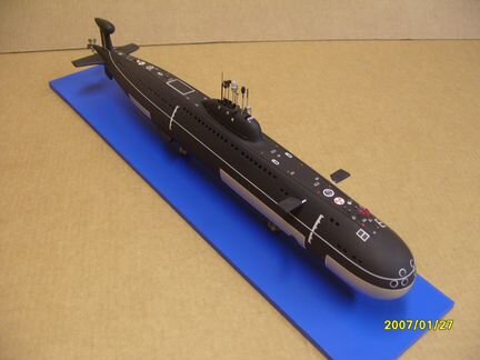 Модель подводной лодки проект 671