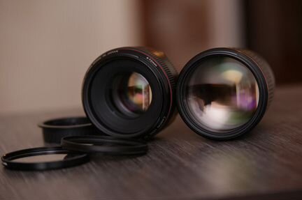 Два фикс объектива Canon класса L