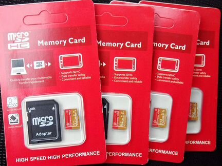 Карты памяти MicroSD для телефонов, видеорегистрат