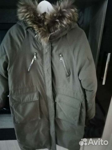 Зимнее пальто, цвет капучино. Очень тёплое