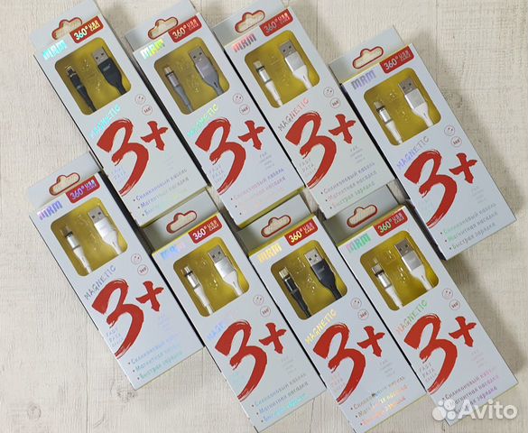 Кабель магнитный для Android/iPhone