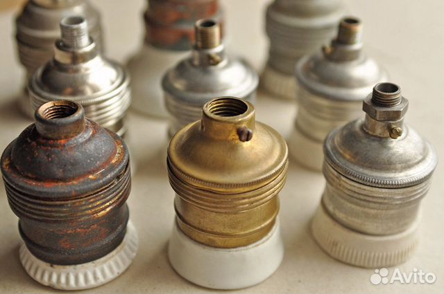 Электрические патроны, винтаж, середина XX в