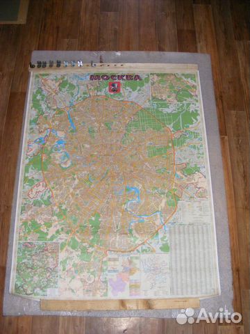 Карта Москвы 2014г