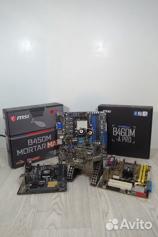 Материнские платы в ассортименте