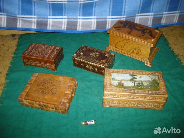 Шкатулка СССР деревянная фанерные самовывоз