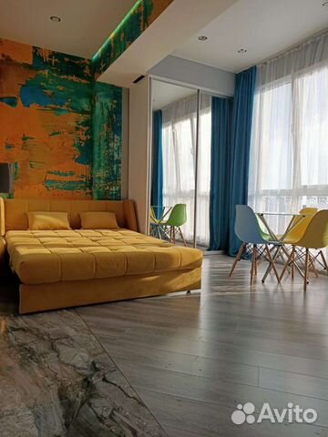 

Квартира-студия, 38 м², 3 кровати