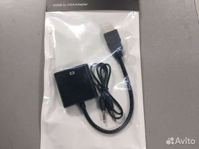 Конвертер (переходник) с hdmi на VGA со звуком