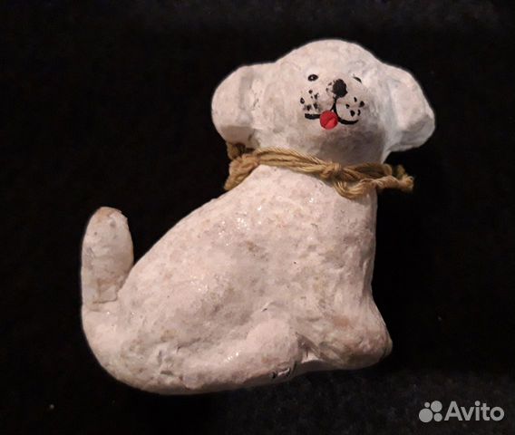 Елочная игрушка. СССР. Собачка. Собака
