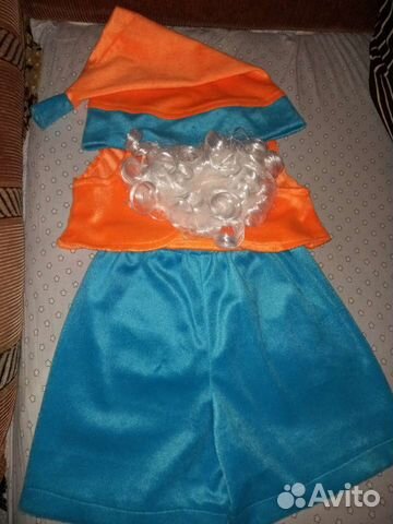 Детский новогодний костюм гномика,гном,карнавальны