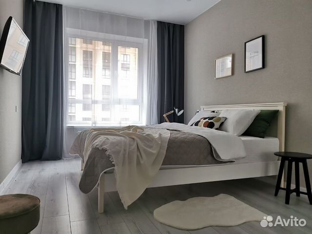 

1-к. квартира, 37 м², 1 кровать