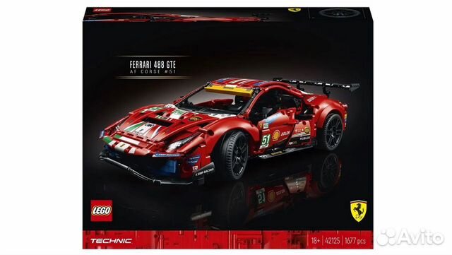 Lego 42125 Technic Ferrari 488 GTE - Новый