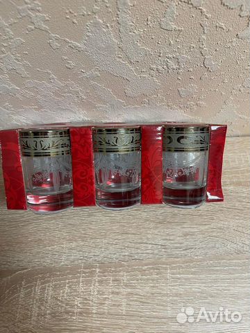 Стопки рюмки стаканы набор 6шт новый