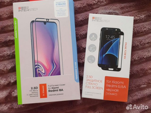 Защитное стекло (и чехол) на Samsung и Xiaomi redm