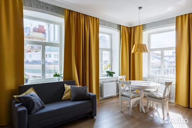 

Квартира-студия, 48 м², 2 кровати