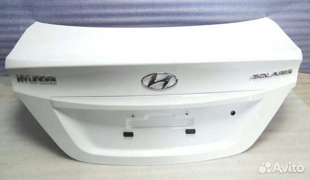 Молдинг, сабля крышки багажника Hyundai Solaris 1