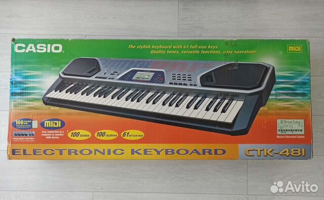 Синтезатор casio ctk 481
