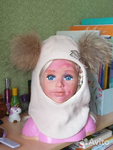 Шапка на девочку 3-6 лет