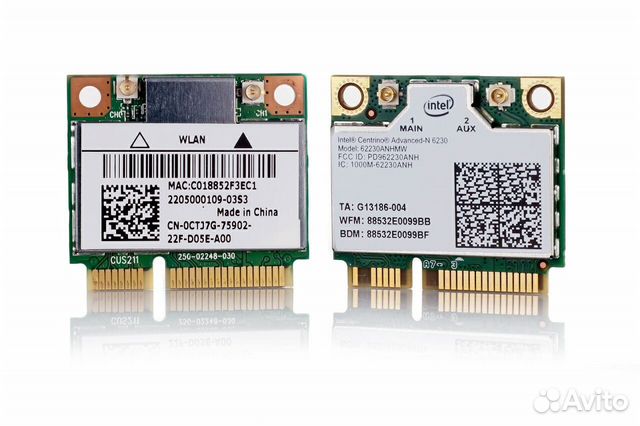 WiFi модули для ноутбуков много