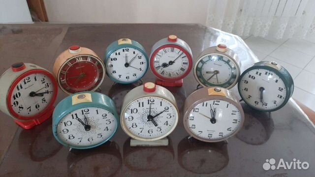 Будильники СССР Янтарь