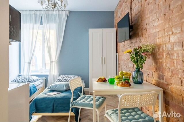 

Квартира-студия, 18 м², 2 кровати