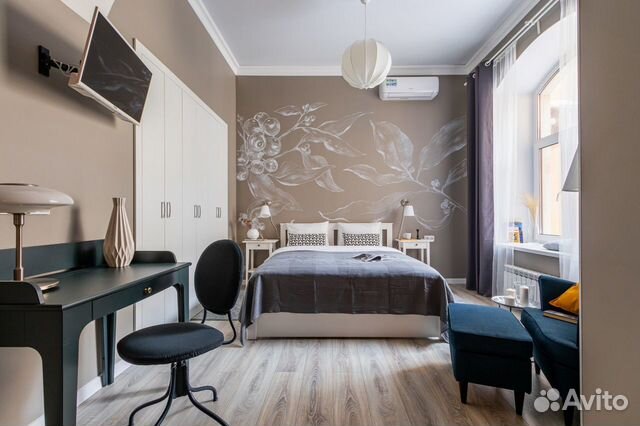 

Квартира-студия, 36 м², 2 кровати