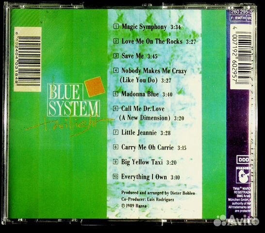 Blue System 1987 Walking On Rainbow Hello America