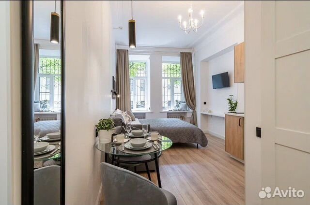 

Квартира-студия, 20 м², 2 кровати