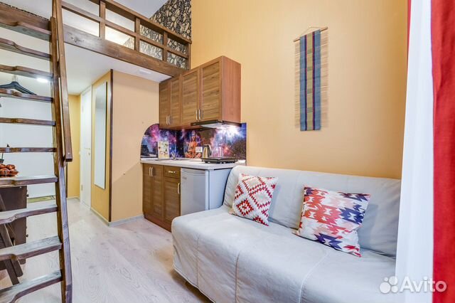 

Квартира-студия, 18 м², 2 кровати