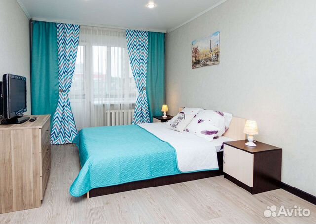 

1-к. квартира, 34 м², 2 кровати