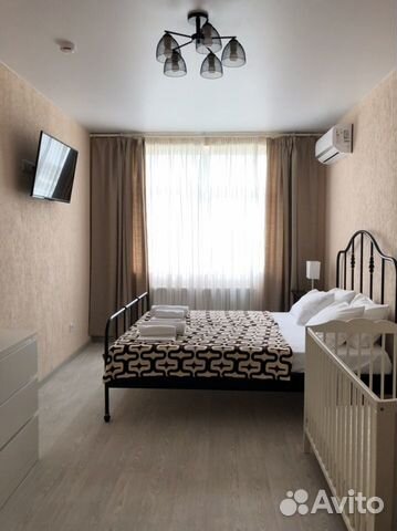 

1-к. квартира, 38 м², 3 кровати