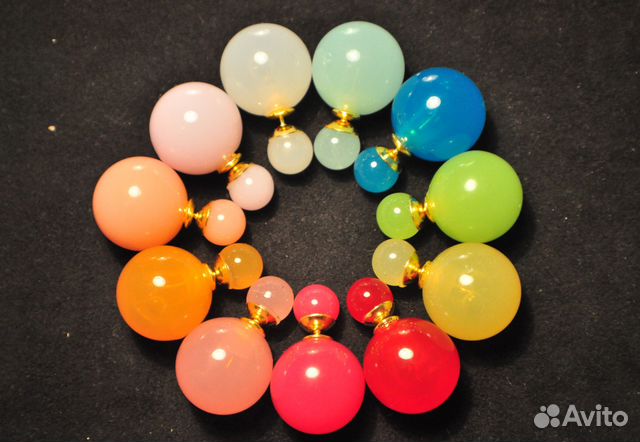 Серьги Пусеты для бальных танцев Ю1 Mise en Dior