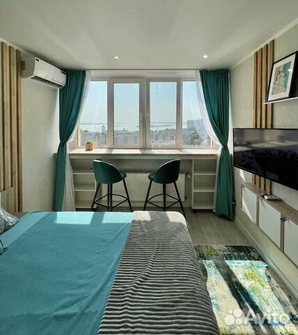 

Квартира-студия, 27 м², 1 кровать