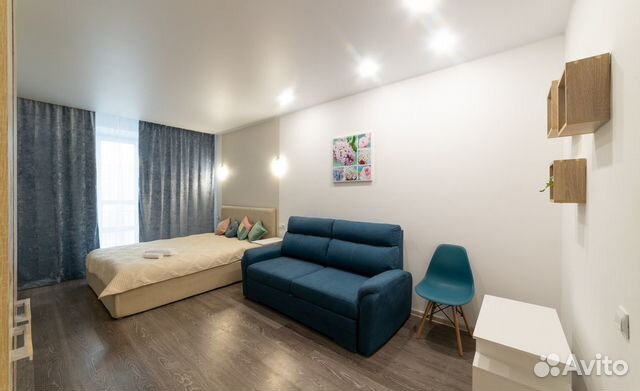 

Квартира-студия, 35 м², 2 кровати