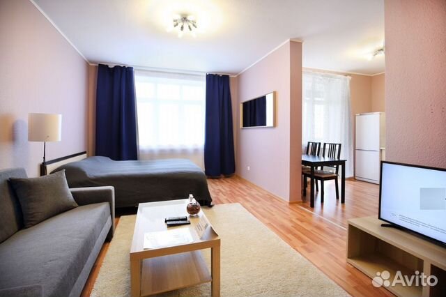 

Квартира-студия, 45 м², 2 кровати