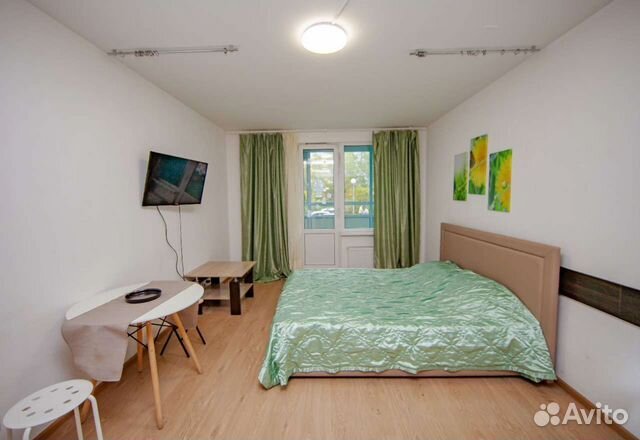 

Квартира-студия, 25 м², 2 кровати