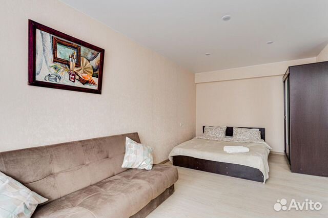 

1-к. квартира, 45 м², 2 кровати