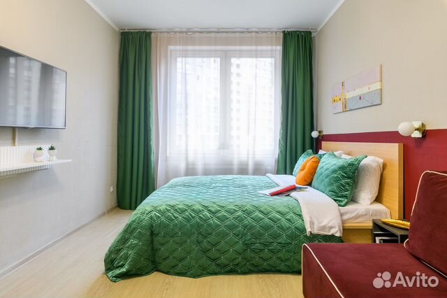 

1-к. квартира, 40 м², 2 кровати