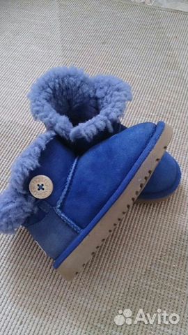 Ugg mini синие
