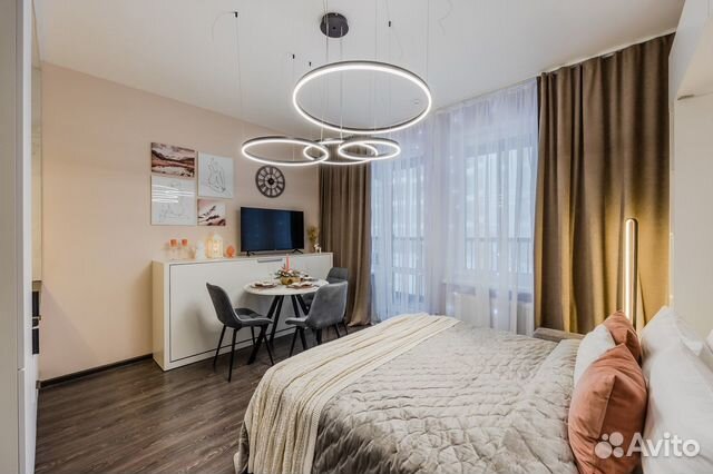 

Квартира-студия, 26 м², 2 кровати