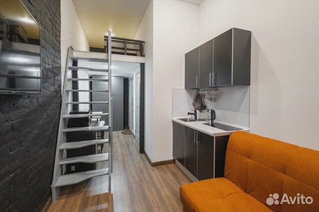 

Квартира-студия, 19 м², 2 кровати