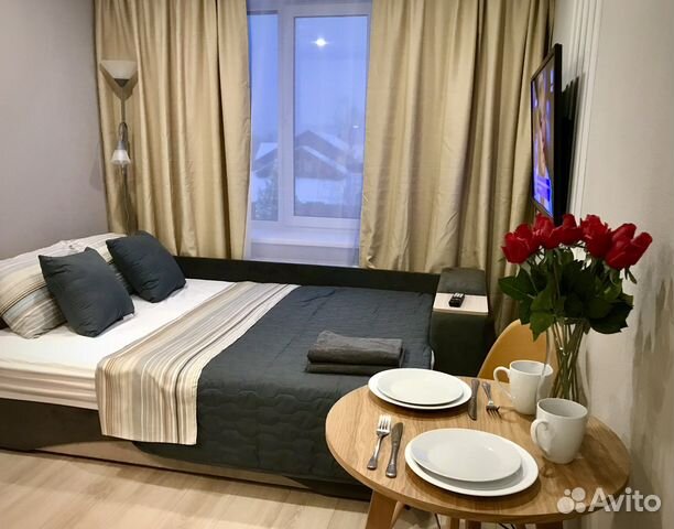 

Квартира-студия, 17 м², 1 кровать