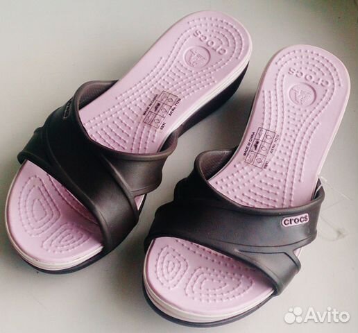 Шлепки босоножки Crocs Crocband 33 - 36 р. 2 цвета Шлепки босоножки Crocs Crocband 33 - 36 р. 2 цвета