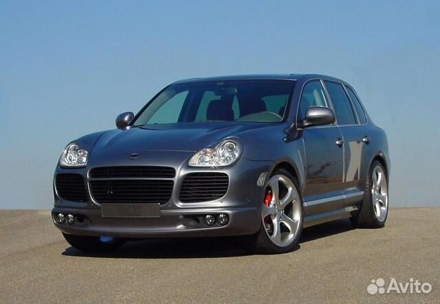 Накладка переднего бампера Techart порше кайен 955