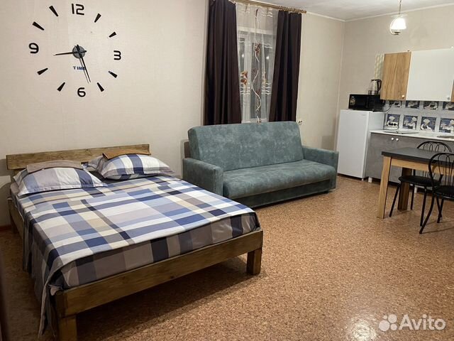 

Квартира-студия, 33 м², 2 кровати