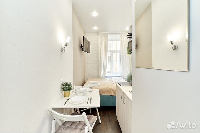 

Квартира-студия, 12 м², 1 кровать